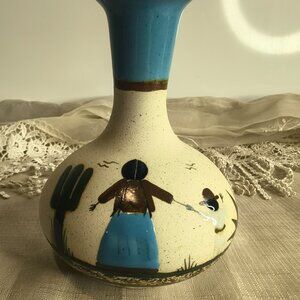 Hand Painted Tonala Pottery Vase